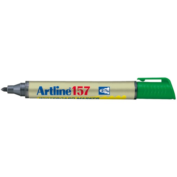 Rotulador artline pizarra ek-157 verde -punta redonda 2 mm