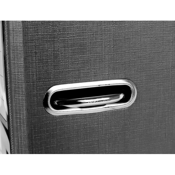 Archivador de palanca liderpapel folio documenta forrado pvc con rado lomo 75mm negro compresor metalico