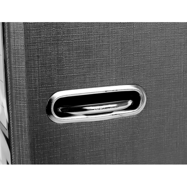 Archivador de palanca liderpapel folio documenta forrado pvc con rado lomo 75mm negro compresor metalico