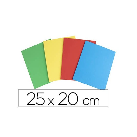 Caucho liderpapel 25x20 cm bolsa de 4 unidades colores surtidos