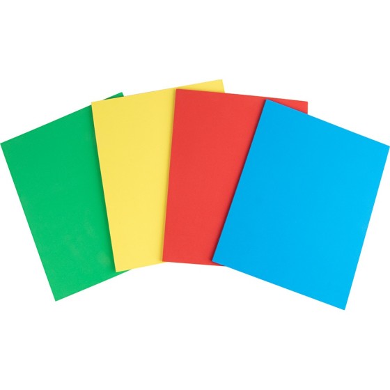 Caucho liderpapel 25x20 cm bolsa de 4 unidades colores surtidos