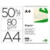 Bloc papel milimetrado liderpapel encolado 210x297mm 50 hojas 80g/m2