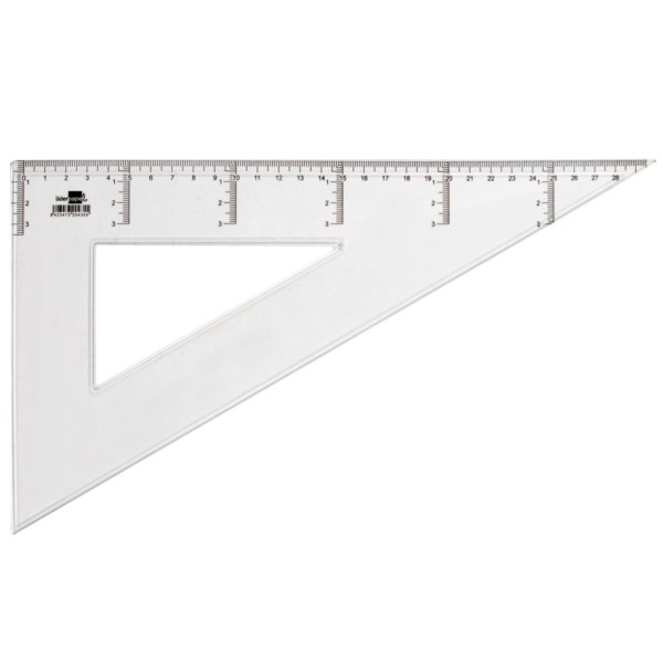 Cartabon liderpapel 30 cm plastico cristal