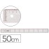 Regla liderpapel plastico cristal 50 cm