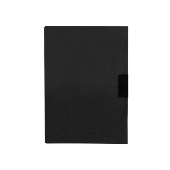 Carpeta liderpapel dossier pinza lateral 35365 polipropileno din a4 negra 30 hojas pinza deslizante