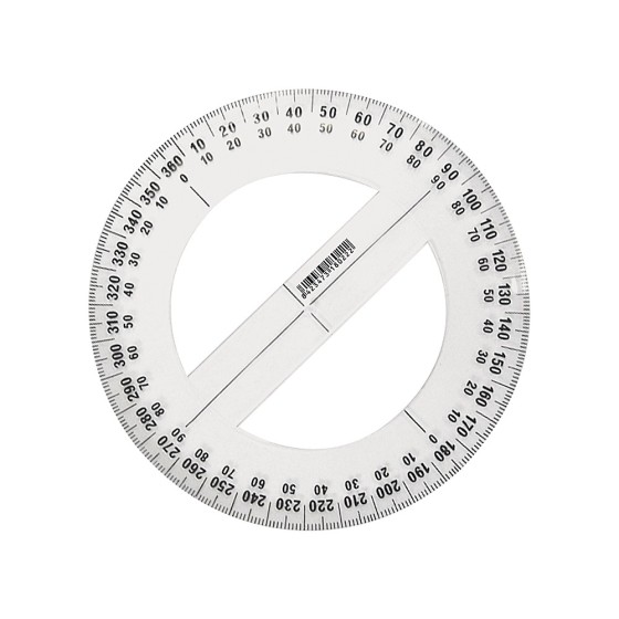 Circulo plastico liderpapel 10 cm