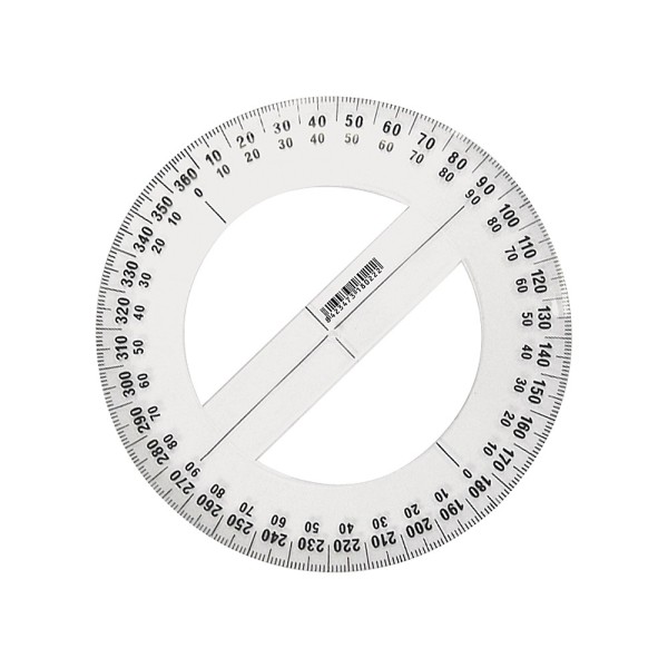 Circulo plastico liderpapel 10 cm