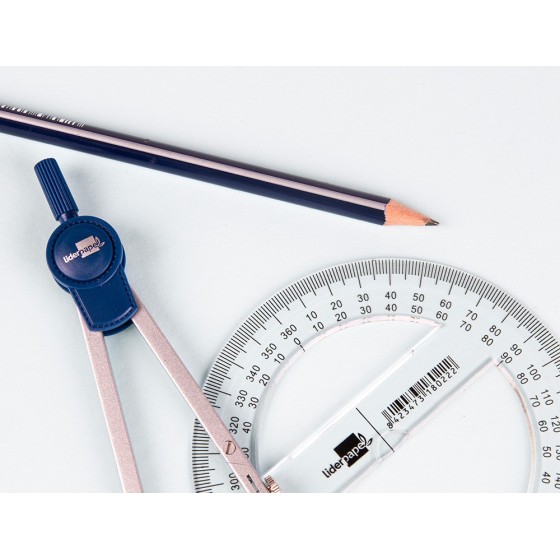 Circulo plastico liderpapel 10 cm