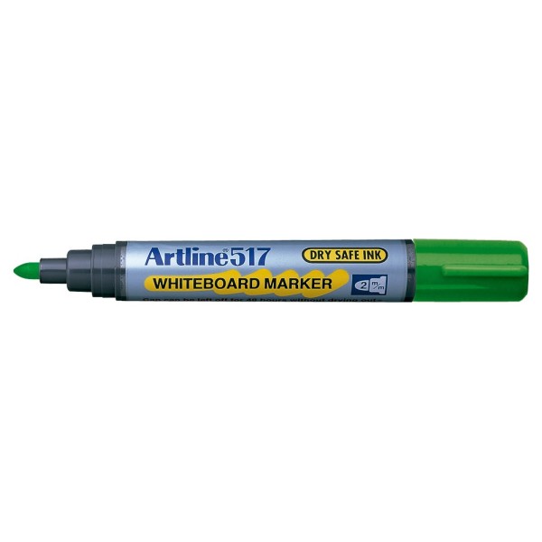 Rotulador artline pizarra ek-517 verde -punta redonda 2 mm -tinta de bajo olor