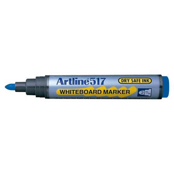 Rotulador artline pizarra ek-517 azul -punta redonda 2 mm -tinta de bajo olor
