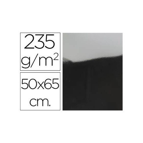 Cartulina liderpapel 50x65 cm 235g/m2 metalizada plata