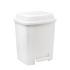 Papelera FAIBO Blanca Pedal 47 x 32 x 31,5 cm. 22 Litros