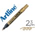 Rotulador artline marcador permanente tinta metalica ek-900 oro punta redonda 2.3 mm