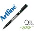 Rotulador artline retroproyeccion punta fibra permanente ek-853 verde -punta redonda 0.5 mm