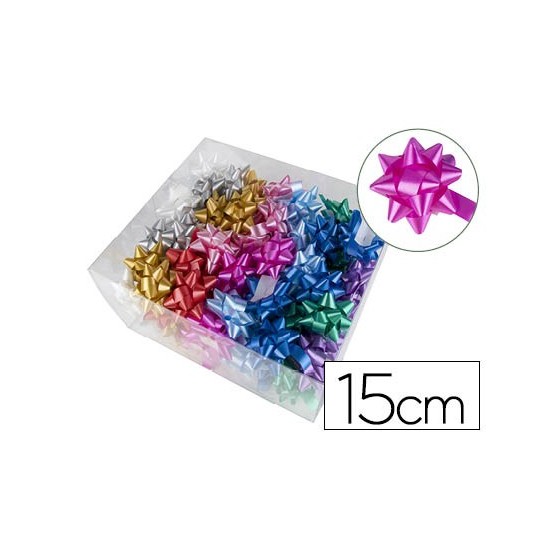 Lazos fantasia liderpapel 15 mm caja de 100 unidades