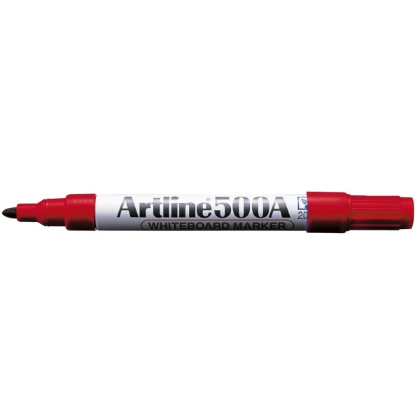 Rotulador artline pizarra ek-500 rojo punta redonda 2 mm recargable