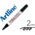 Rotulador artline pizarra ek-500 negro punta redonda 2 mm recargable