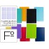 Cuaderno espiral liderpapel folio witty tapa dura 140 h 75gr cuadro 4mm con margen colores surtidos