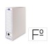Caja archivo definitivo liderpapel ecouse carton 100% reciclado folio 365x251x100mm 340g/m2