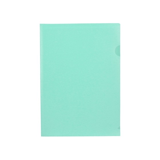 Carpeta liderpapel dossier uñero polipropileno din a4 verde manzana opaco 20 hojas