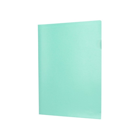 Carpeta liderpapel dossier uñero polipropileno din a4 verde manzana opaco 20 hojas