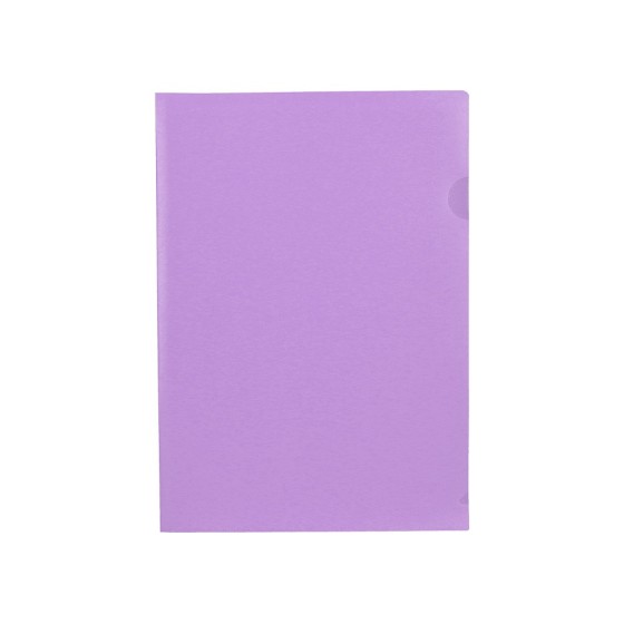 Carpeta liderpapel dossier uñero polipropileno din a4 lavanda opaco 20 hojas