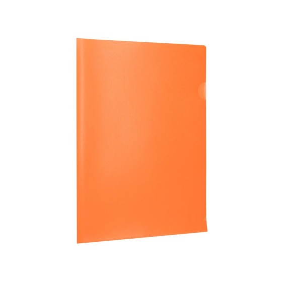 Carpeta liderpapel dossier uñero polipropileno din a4 naranja fluor opaco 20 hojas
