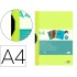 Carpeta liderpapel dossier pinza lateral polipropileno din a4 amarillo fluor opaco 30 hojas pinza deslizante