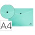 Carpeta liderpapel dossier broche polipropileno din a4 verde manzana opaco 50 hojas