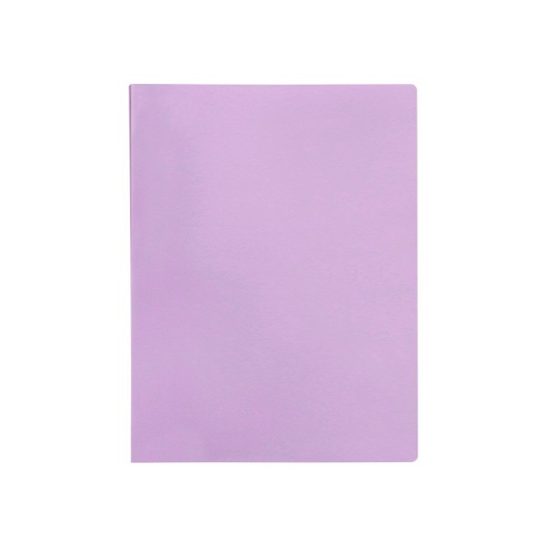 Carpeta liderpapel escaparate 40 fundas polipropileno din a4 lavanda opaco