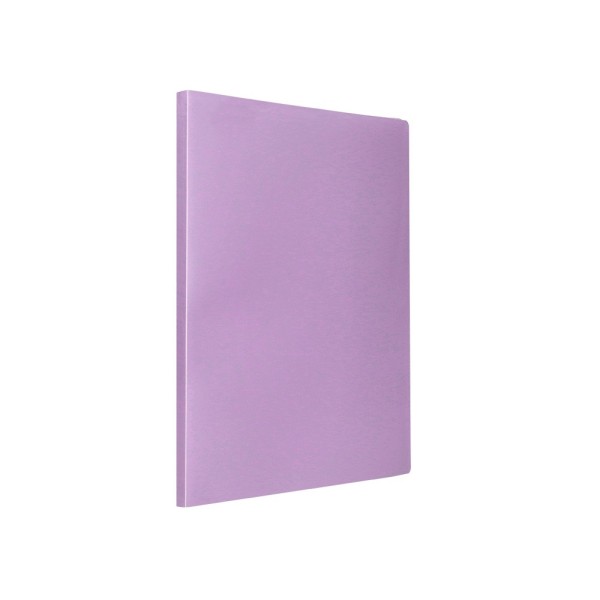 Carpeta liderpapel escaparate 40 fundas polipropileno din a4 lavanda opaco