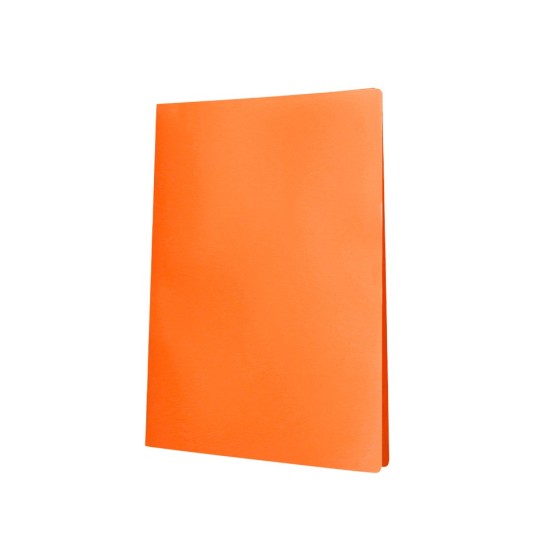 Carpeta liderpapel escaparate 40 fundas polipropileno din a4 naranja fluor opaco