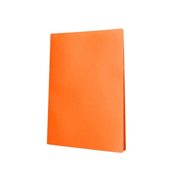 Carpeta liderpapel escaparate 40 fundas polipropileno din a4 naranja fluor opaco
