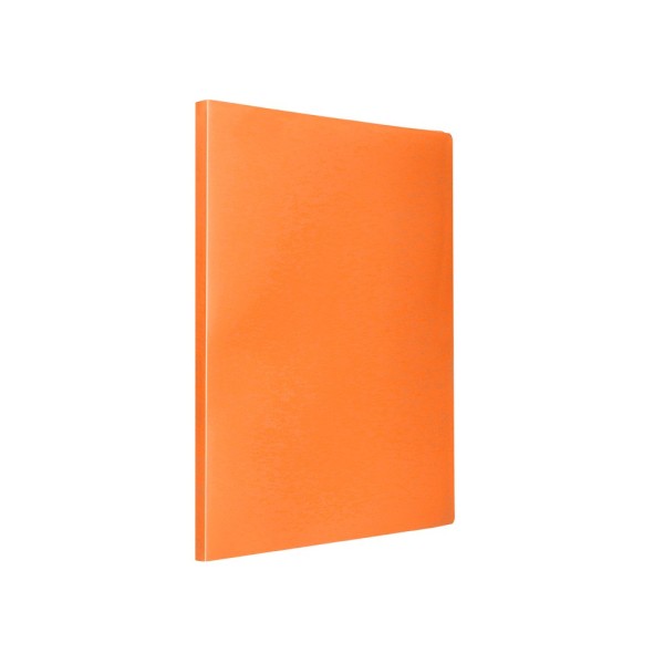 Carpeta liderpapel escaparate 40 fundas polipropileno din a4 naranja fluor opaco