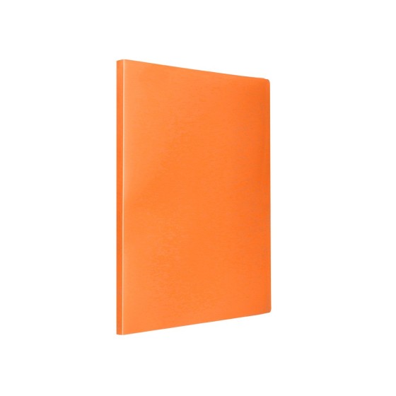 Carpeta liderpapel escaparate 20 fundas polipropileno din a4 naranja fluor opaco
