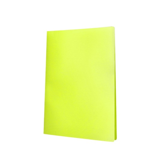 Carpeta liderpapel escaparate 20 fundas polipropileno din a4 amarillo fluor opaco