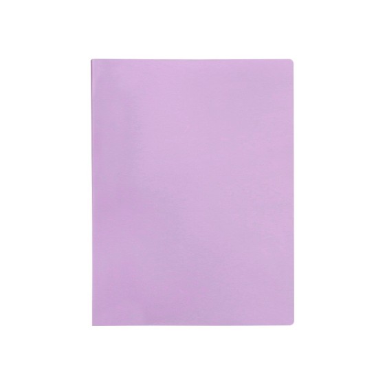 Carpeta liderpapel escaparate 10 fundas polipropileno din a4 lavanda opaco