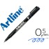 Rotulador artline retroproyeccion punta fibra permanente ek-853 azul -punta redonda 0.5 mm