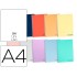 Cuaderno espiral liderpapel a4 wonder tapa plastico 80h 90 gr liso colores surtidos