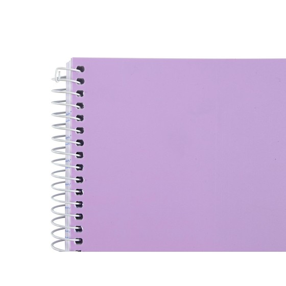 Cuaderno espiral liderpapel a4 wonder tapa plastico 80h 90 gr liso colores surtidos