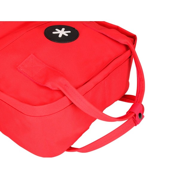 Cartera antartik mochila 2 asas y bolsillos exteriores rojo 300x115x390 mm