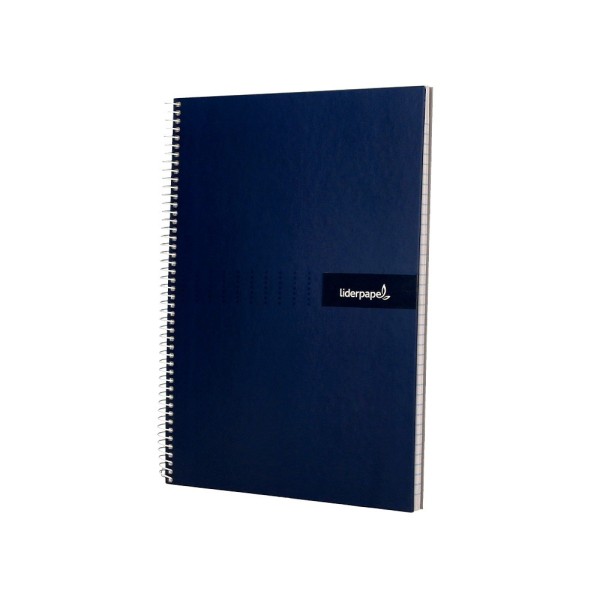 Cuaderno espiral liderpapel a4 crafty tapa forrada 80h 90 gr rayado horizontal con margen colores surtidos