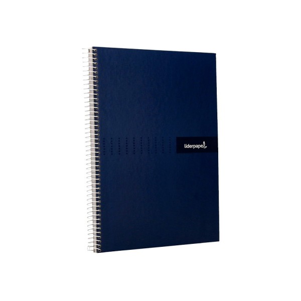 Cuaderno espiral liderpapel a4 crafty tapa forrada 80h 90 gr rayado horizontal con margen colores surtidos