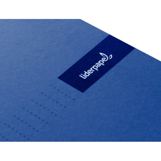 Cuaderno espiral liderpapel a4 crafty tapa forrada 80h 90 gr cuadro 4 mm con margen colores surtidos