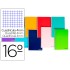 Cuaderno espiral liderpapel bolsillo dieciseavo smart tapa blanda 80h 60gr cuadro 4mm colores surtidos