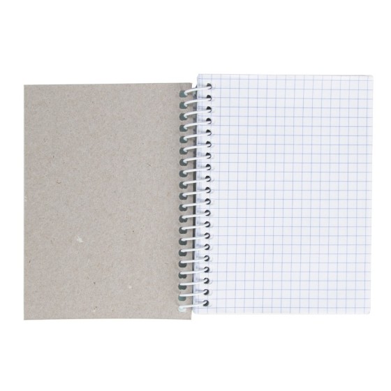 Cuaderno espiral liderpapel bolsillo dieciseavo smart tapa blanda 80h 60gr cuadro 4mm colores surtidos