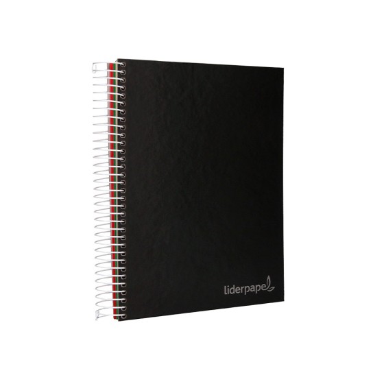 Cuaderno espiral liderpapel a5 micro jolly tapa forrada 140h 75 gr horizontal 5 bandas6 taladros colores surtidos