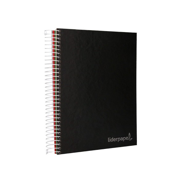 Cuaderno espiral liderpapel a5 micro jolly tapa forrada 140h 75 gr horizontal 5 bandas6 taladros colores surtidos