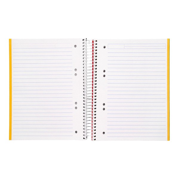 Cuaderno espiral liderpapel a5 micro jolly tapa forrada 140h 75 gr horizontal 5 bandas6 taladros colores surtidos