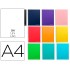 Cuaderno espiral liderpapel a4 micro jolly tapa forrada 140h 75 gr liso 5 bandas 4 taladros colores surtidos